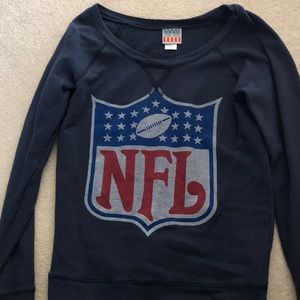 NFL long sleeve scoop neck tee